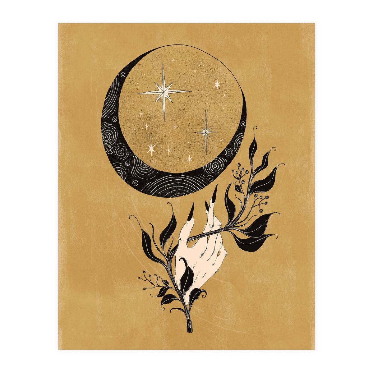 Wicked Hand With The Moon (Print Only)