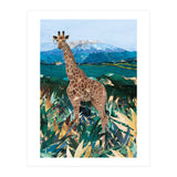 Giraffe in the tropical savanna (Print Only) thumbnail