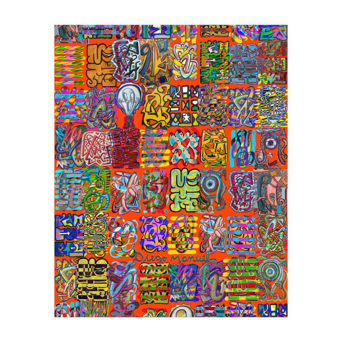 Graffitis 2021 Tapiz 109 (Print Only)