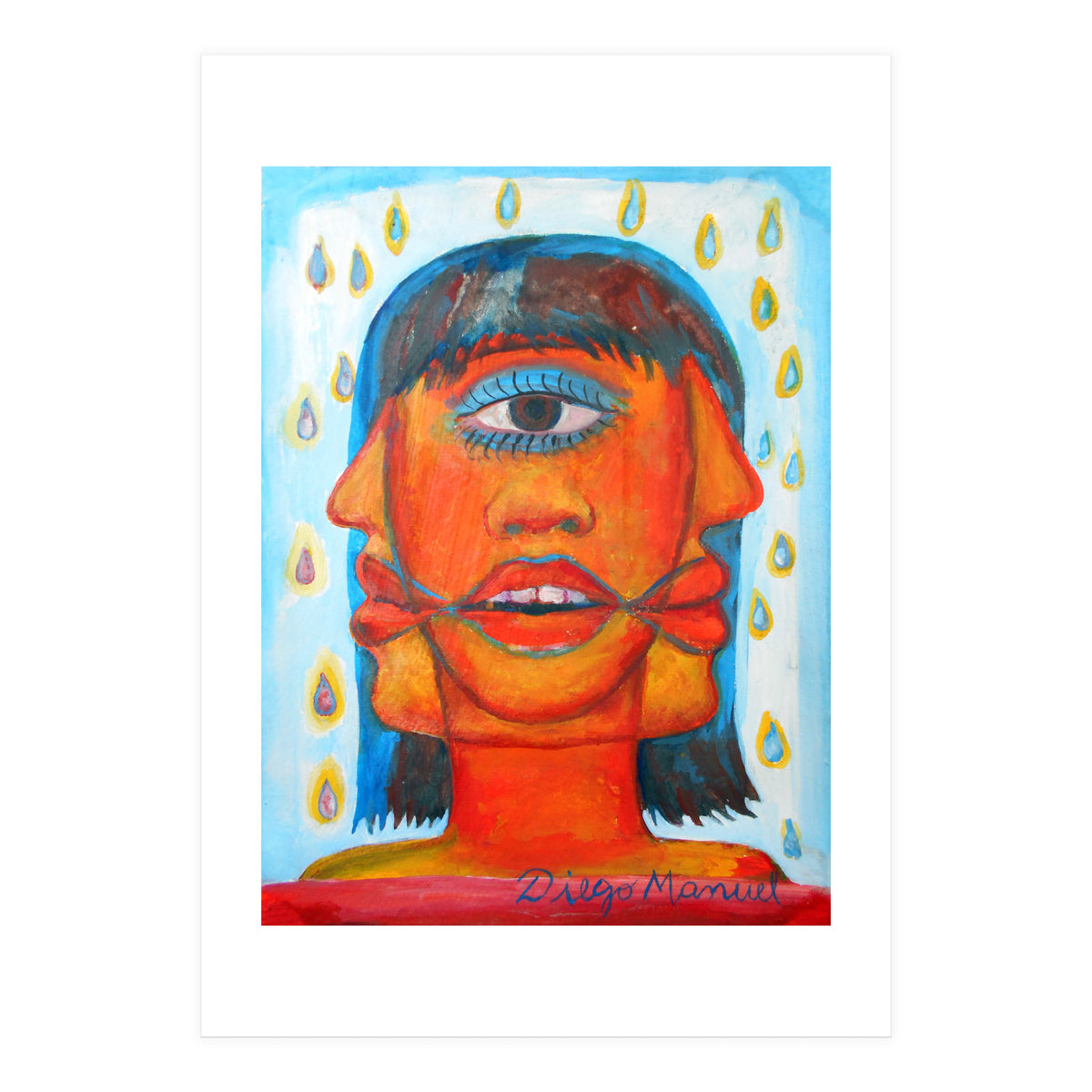 Cabeza De Mujer 4 (Print Only)