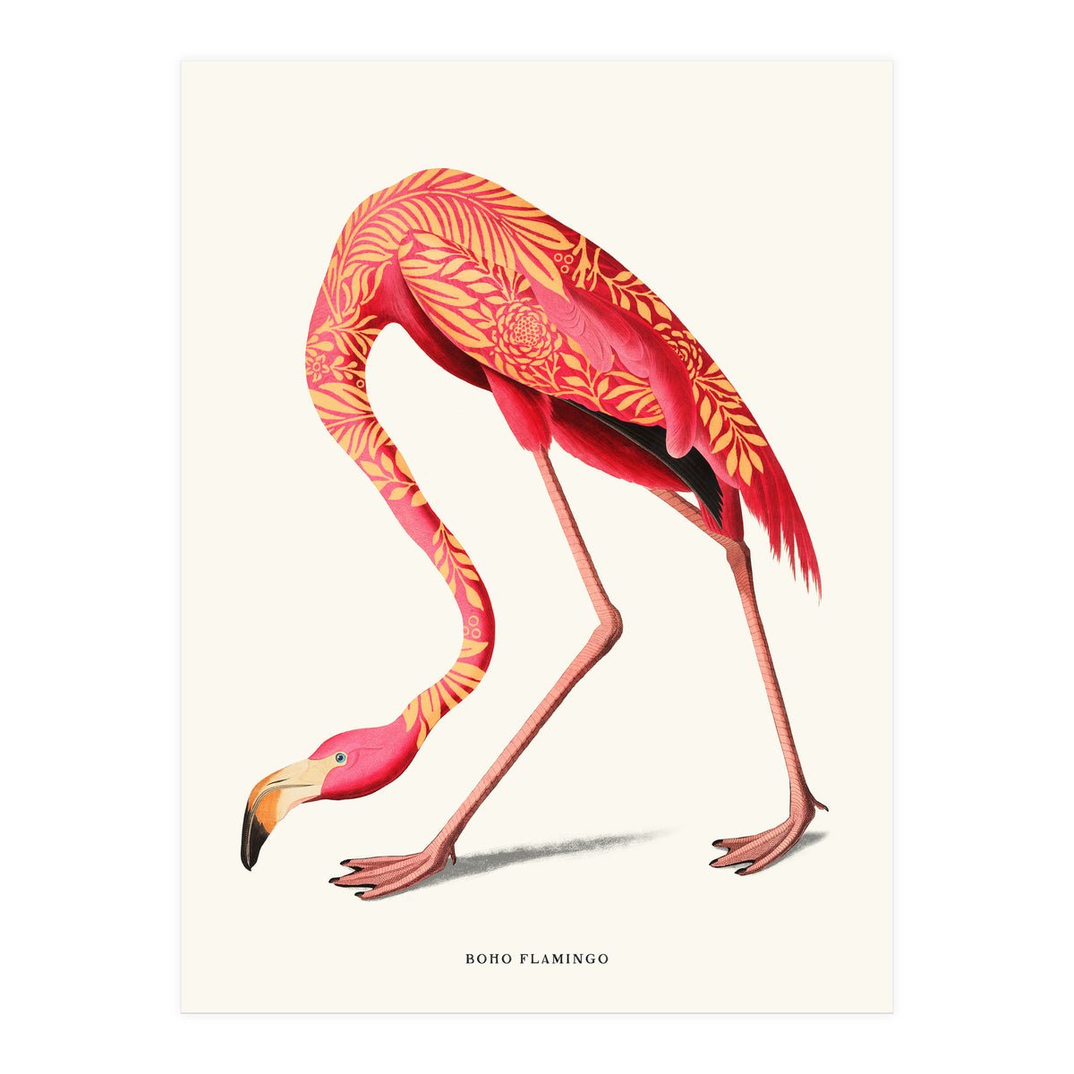 Boho Flamingo (Print Only)