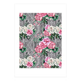 Flowery on linear mosaic (Print Only) thumbnail