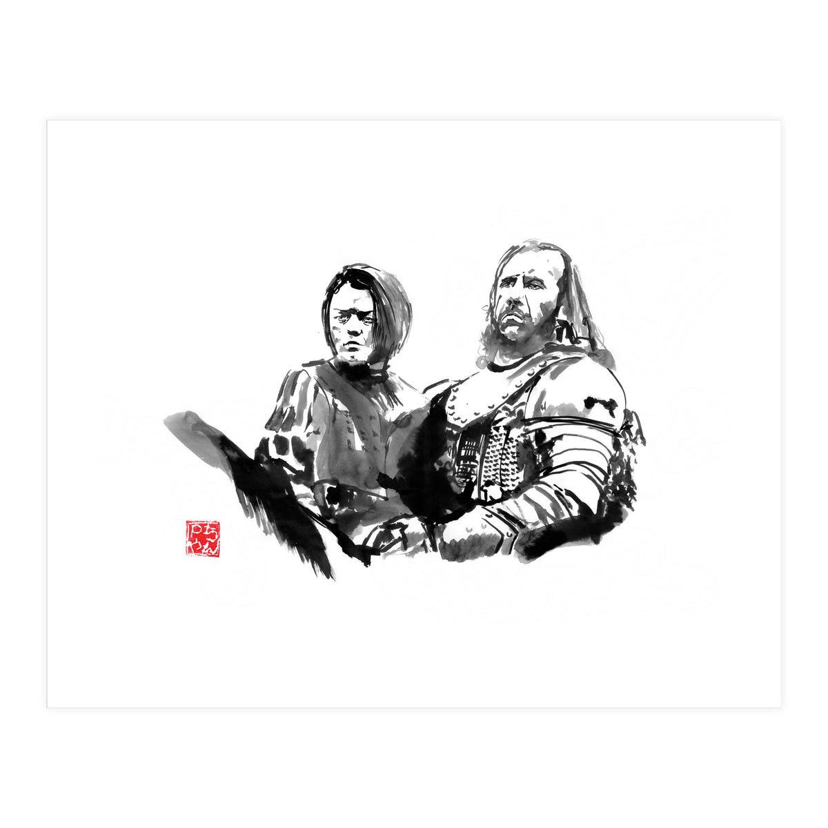 Arya And The Limier (Print Only)