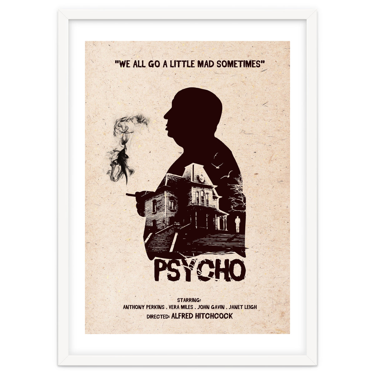 Hitchcock Psycho movie poster