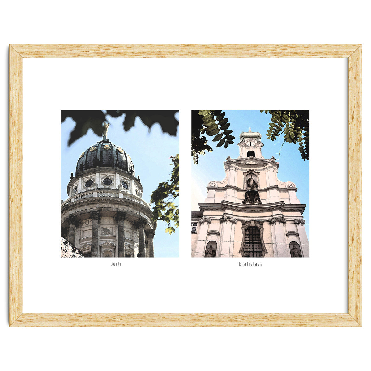 Architectural framing in paints