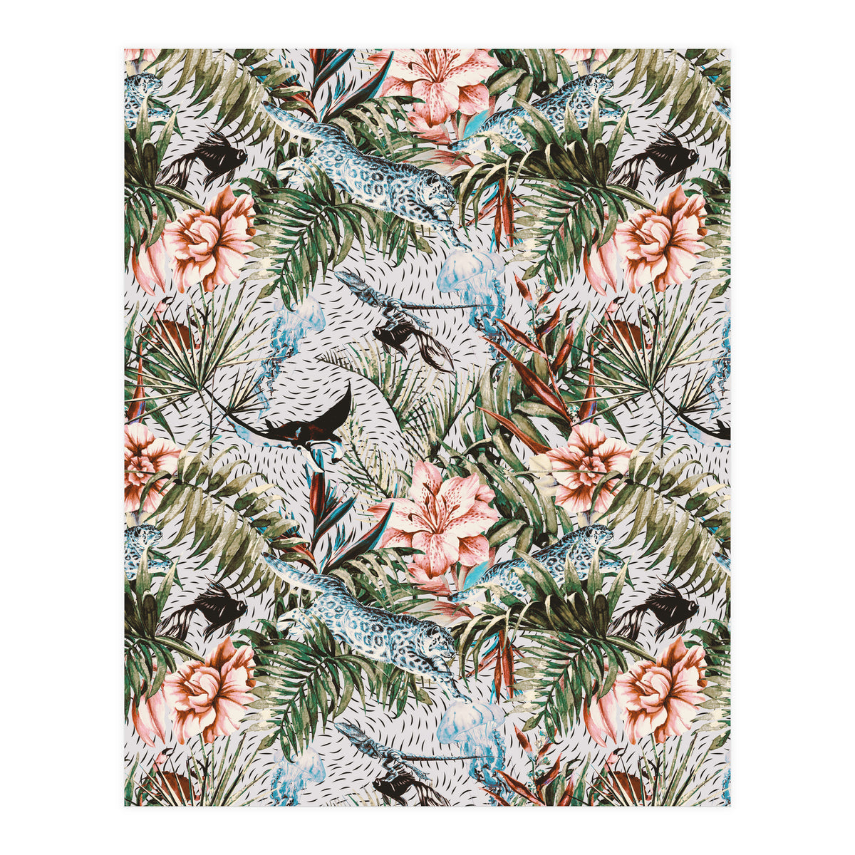 Paradisiacal flora and fauna (Print Only)