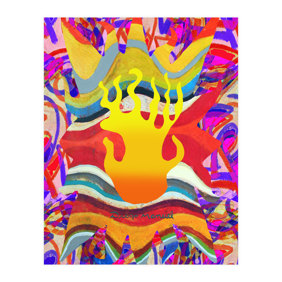 Fuego Y Graffiti 24 (Print Only)