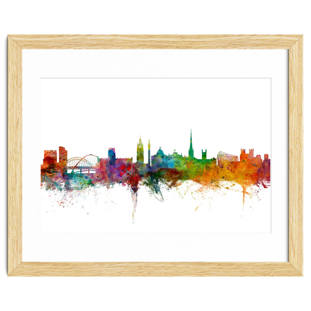 Newcastle England Skyline