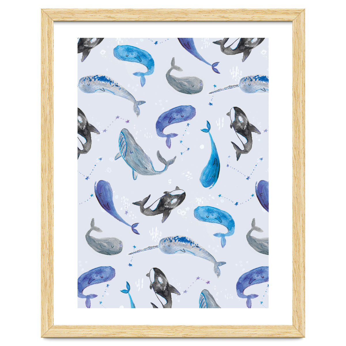 Whales Repeat Pattern