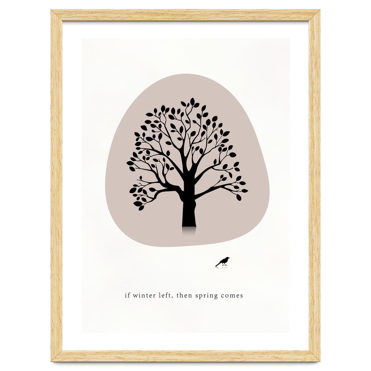 Natural tree - minimal art