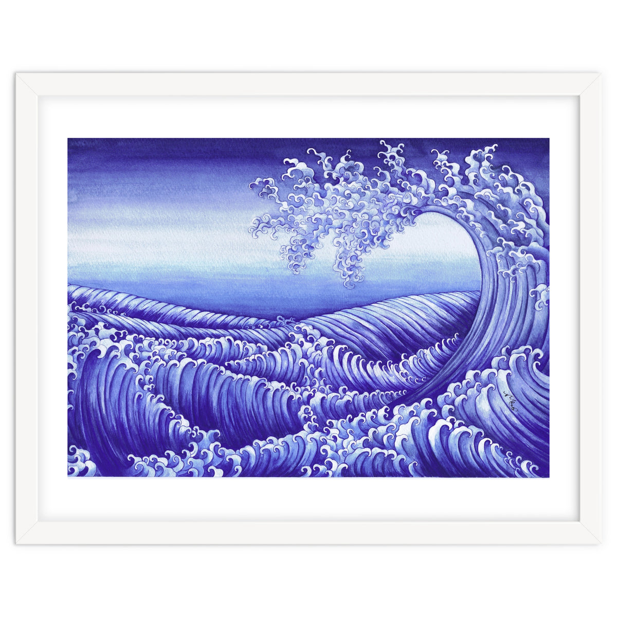 Turbulent Water Triptych part 3