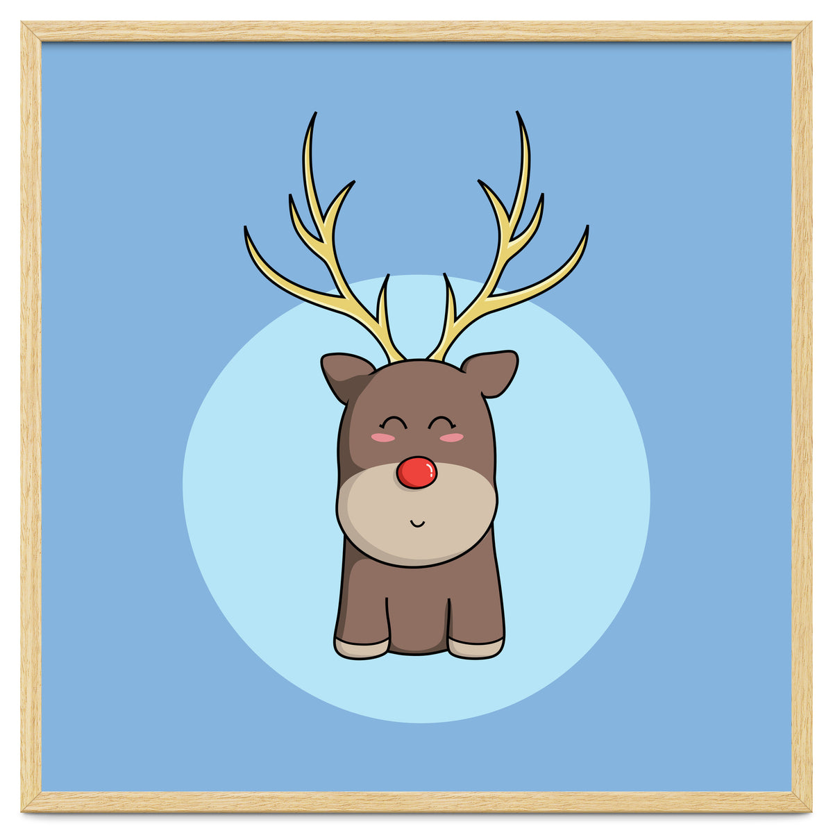 Kawaii Cute Christmas Reindeer