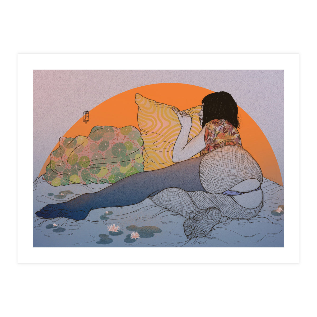 The sea that calms me down (Print Only)