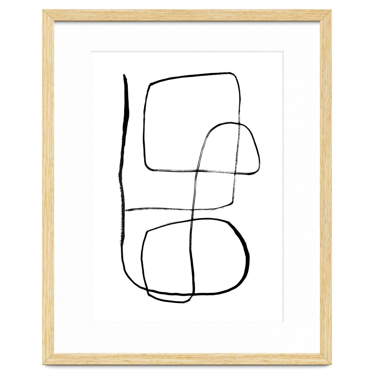 Mid-Century Line Art Print #3