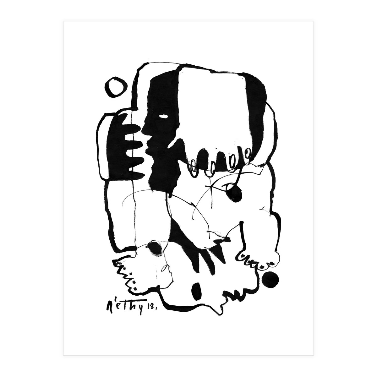 Everlasting Fight - b&w (Print Only)