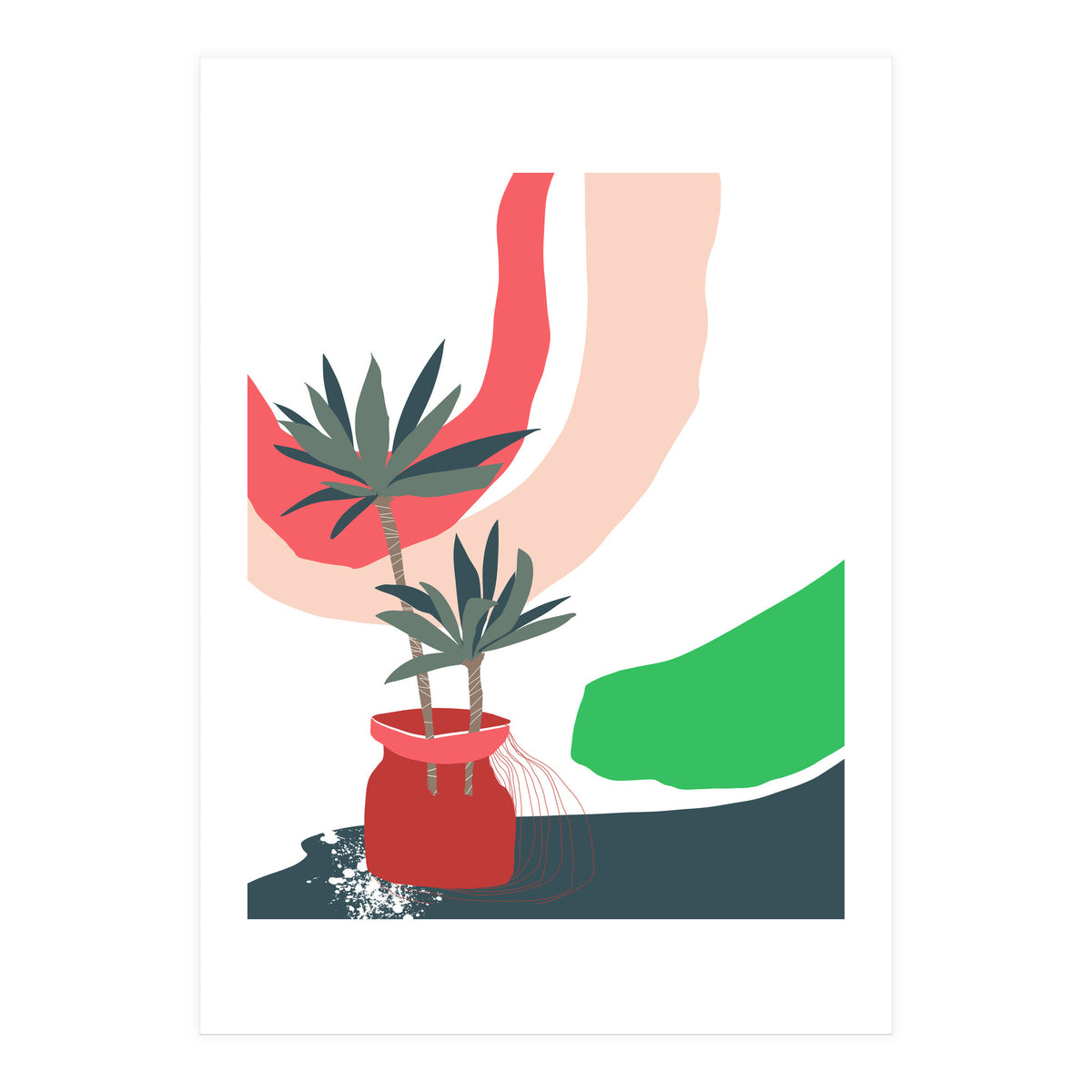 window sill plants (Print Only)