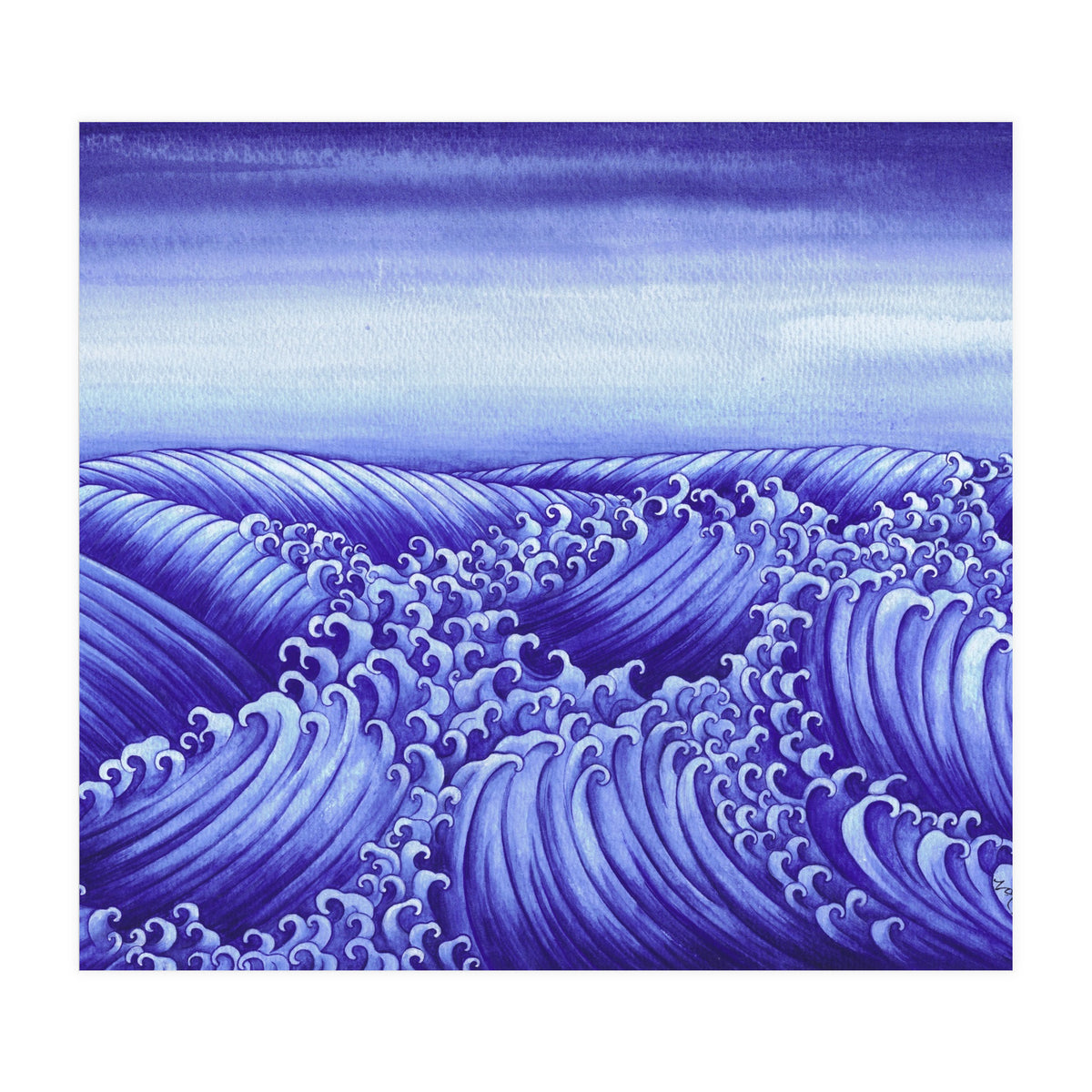 Turbulent Water Triptych part 2 (Print Only)