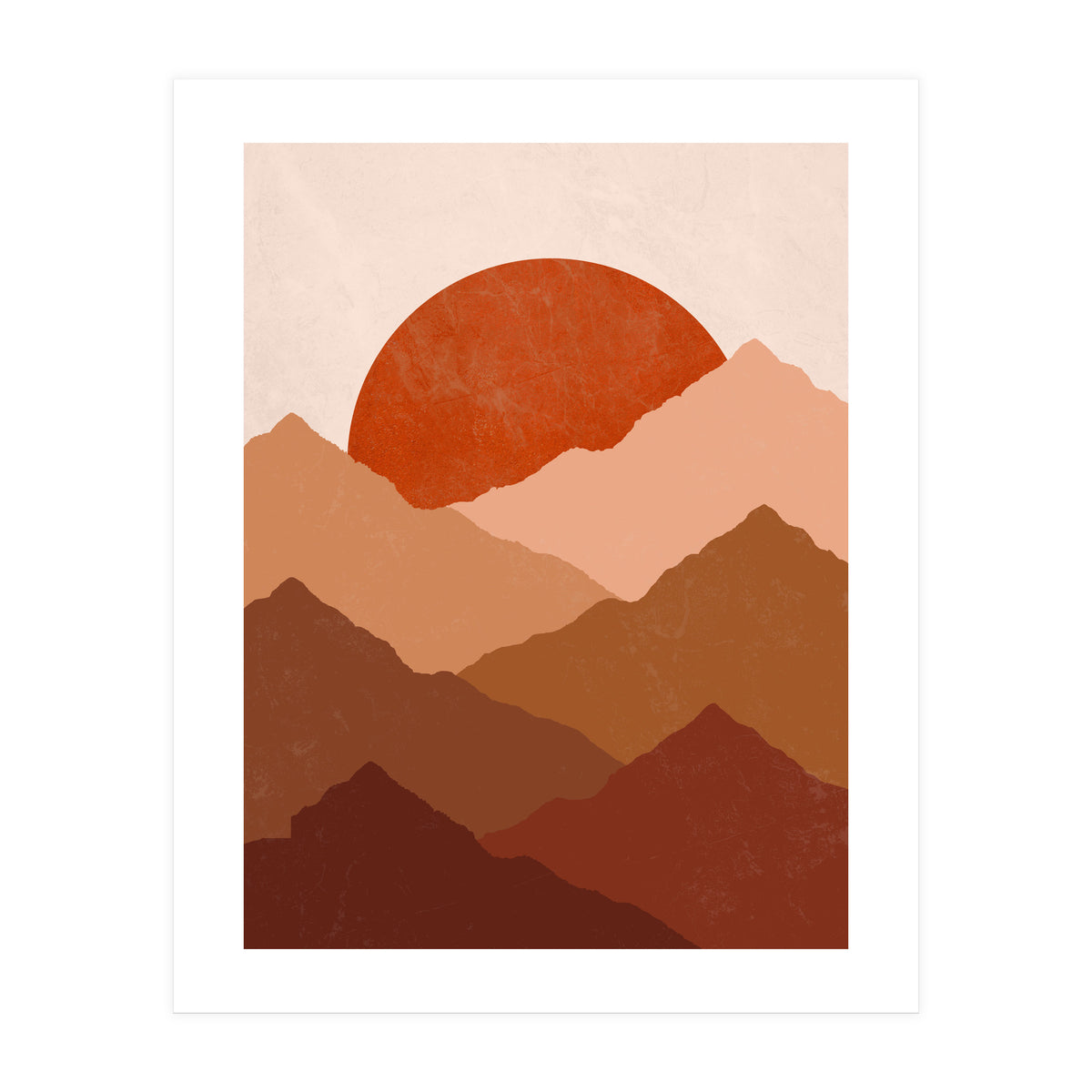 Sunset Mountain  (Print Only)