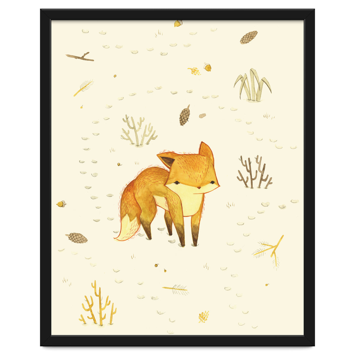 Lonely Winter Fox