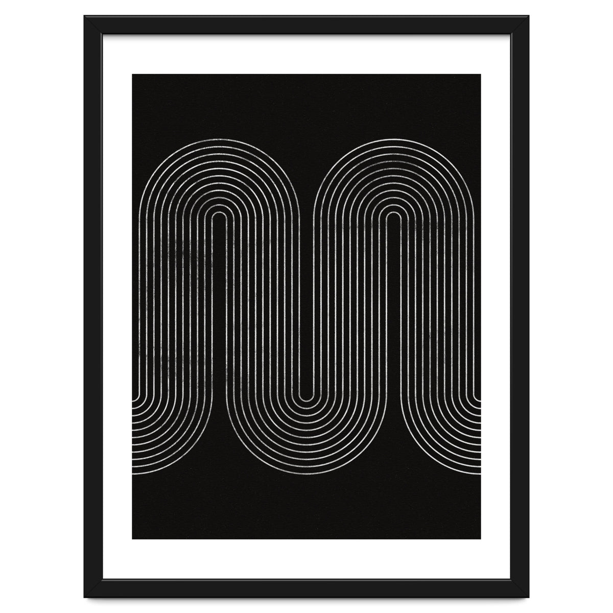 Mid-Century Modern No.18 - Woodblock Print