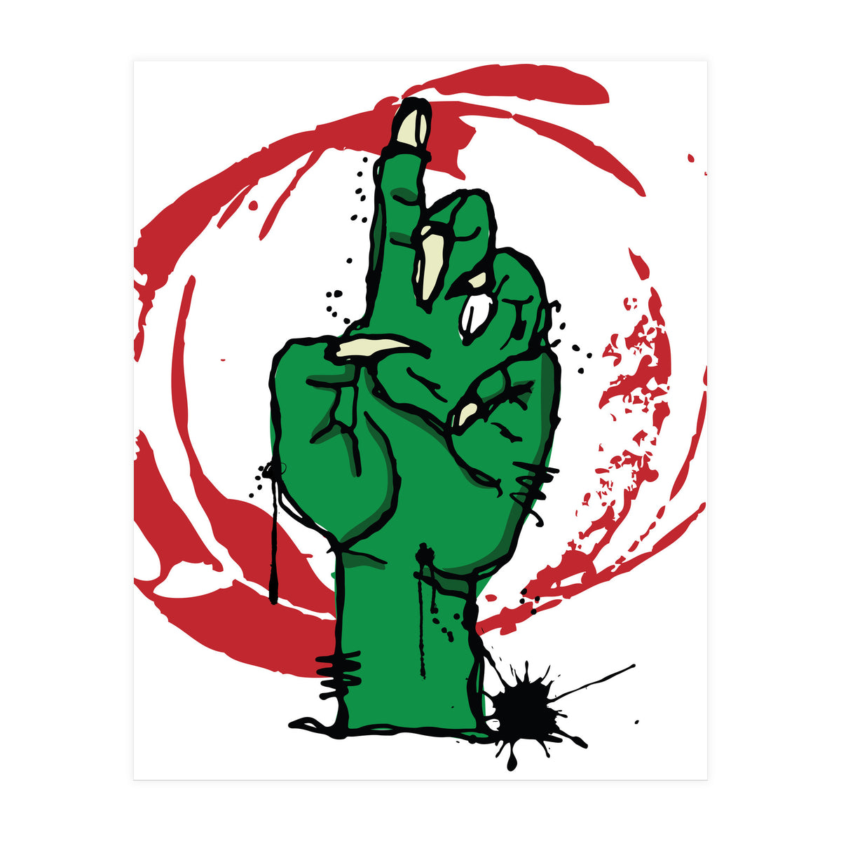 Zombie Hand (Print Only)