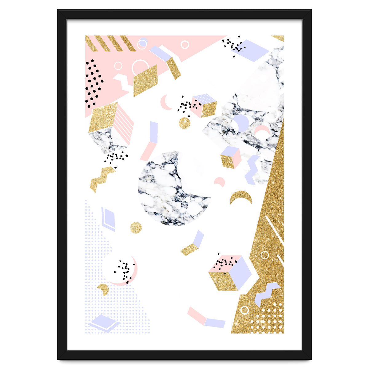 Marble Moon Abstraction