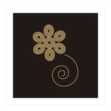 Golden flower | geometric minimal (Print Only) thumbnail