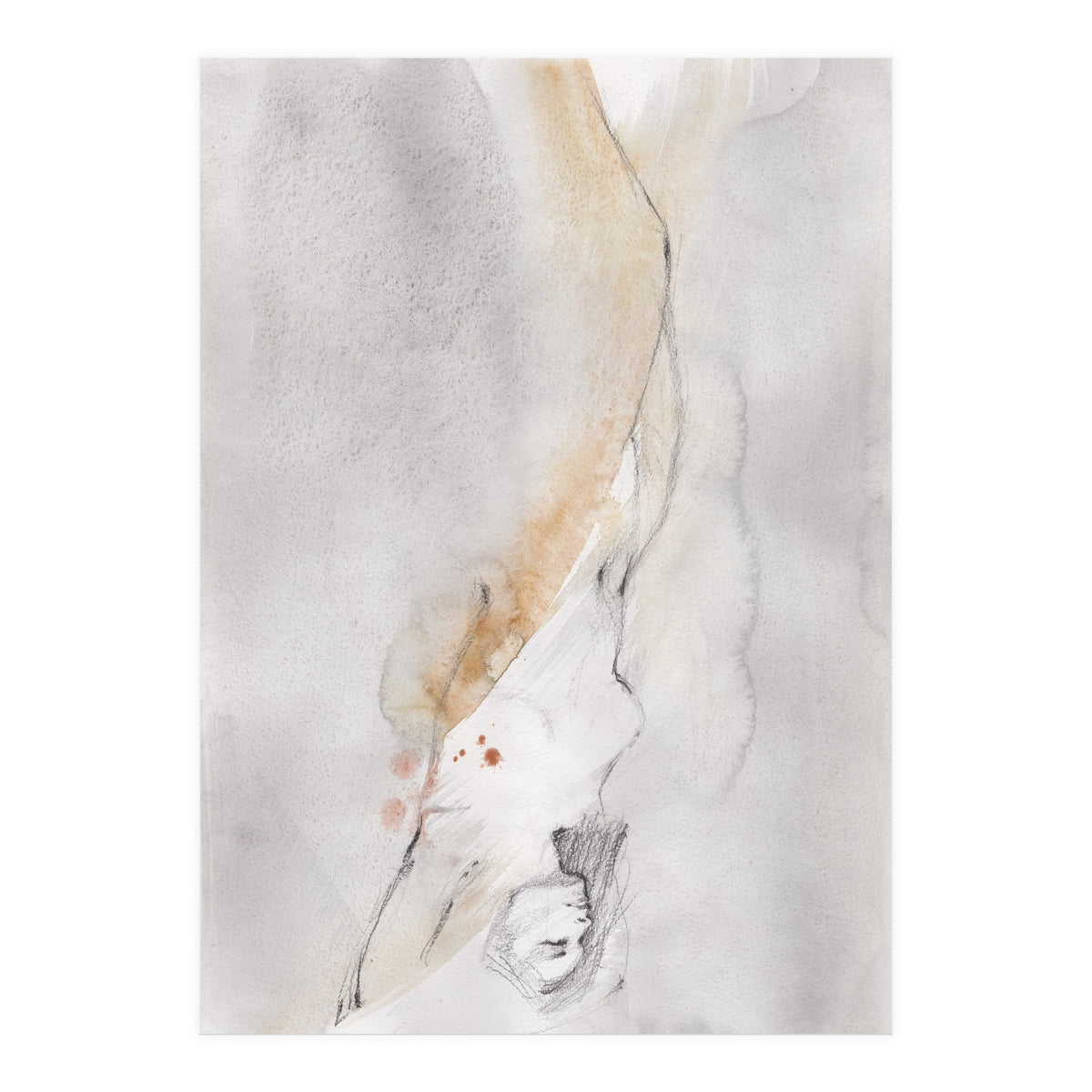 Drawing of a beautiful girl (Print Only)