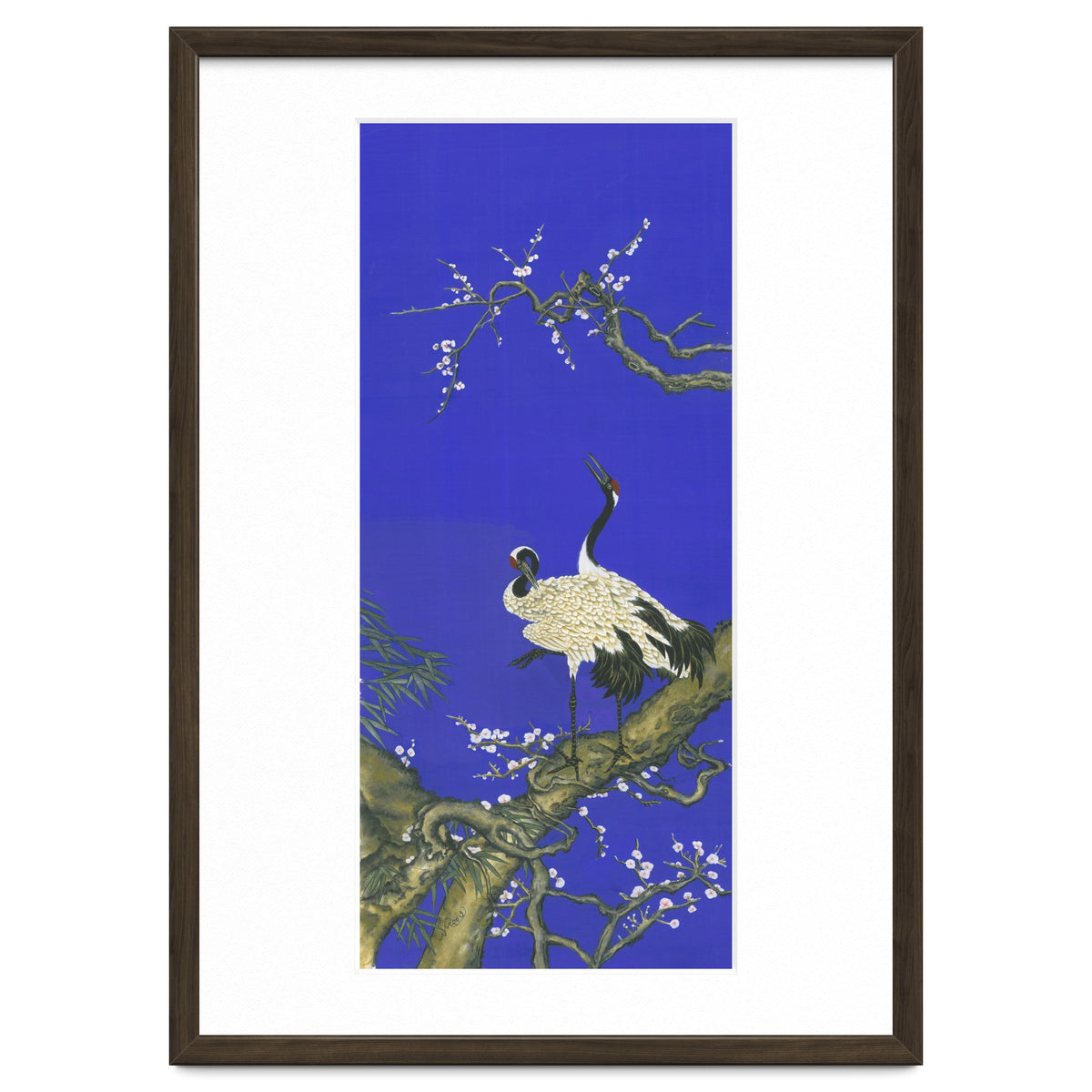 Cranes & Peach Blossom