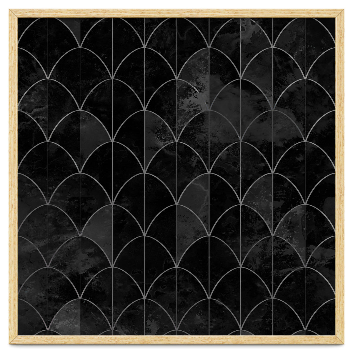 Mermaid scales. Black and white