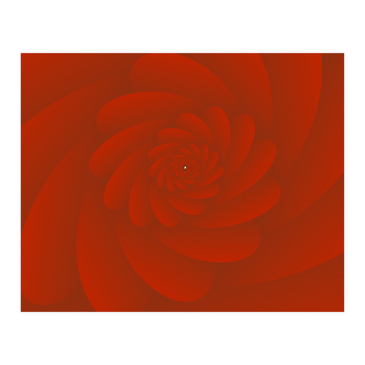 3 D Image Abstract Rose Flower ART (Print Only)