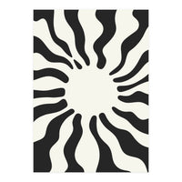 Wavy Retro Sun (Print Only)