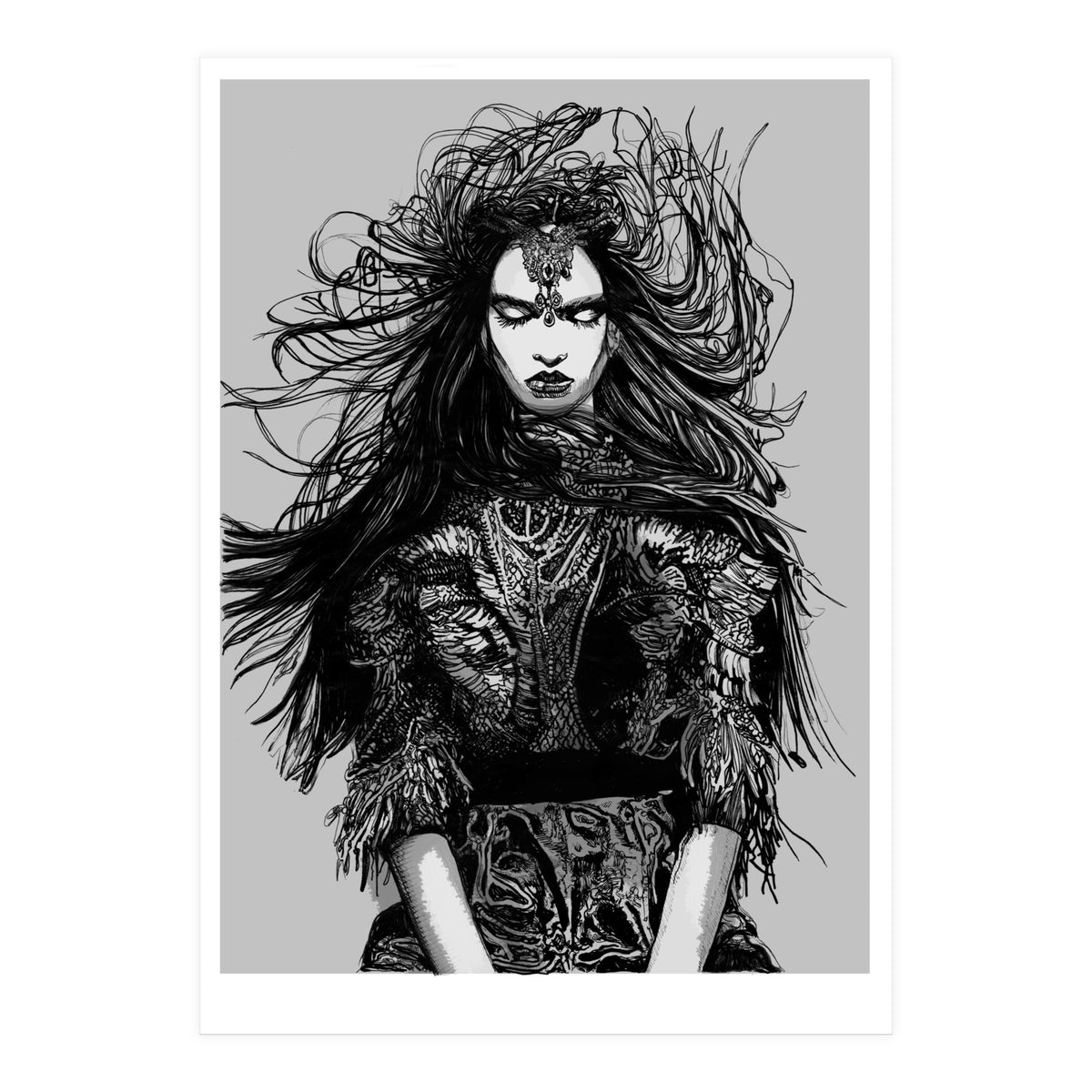 Warrior 1 (Print Only)