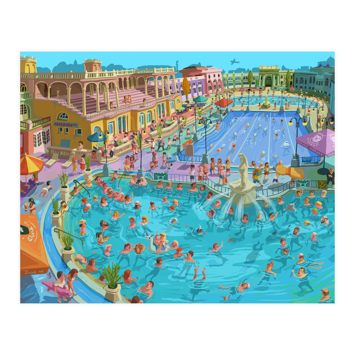 Szechenyi Thermal Spa, Budapest NC2 (Print Only)
