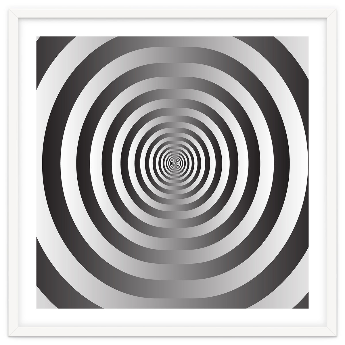 Black And White Spiral