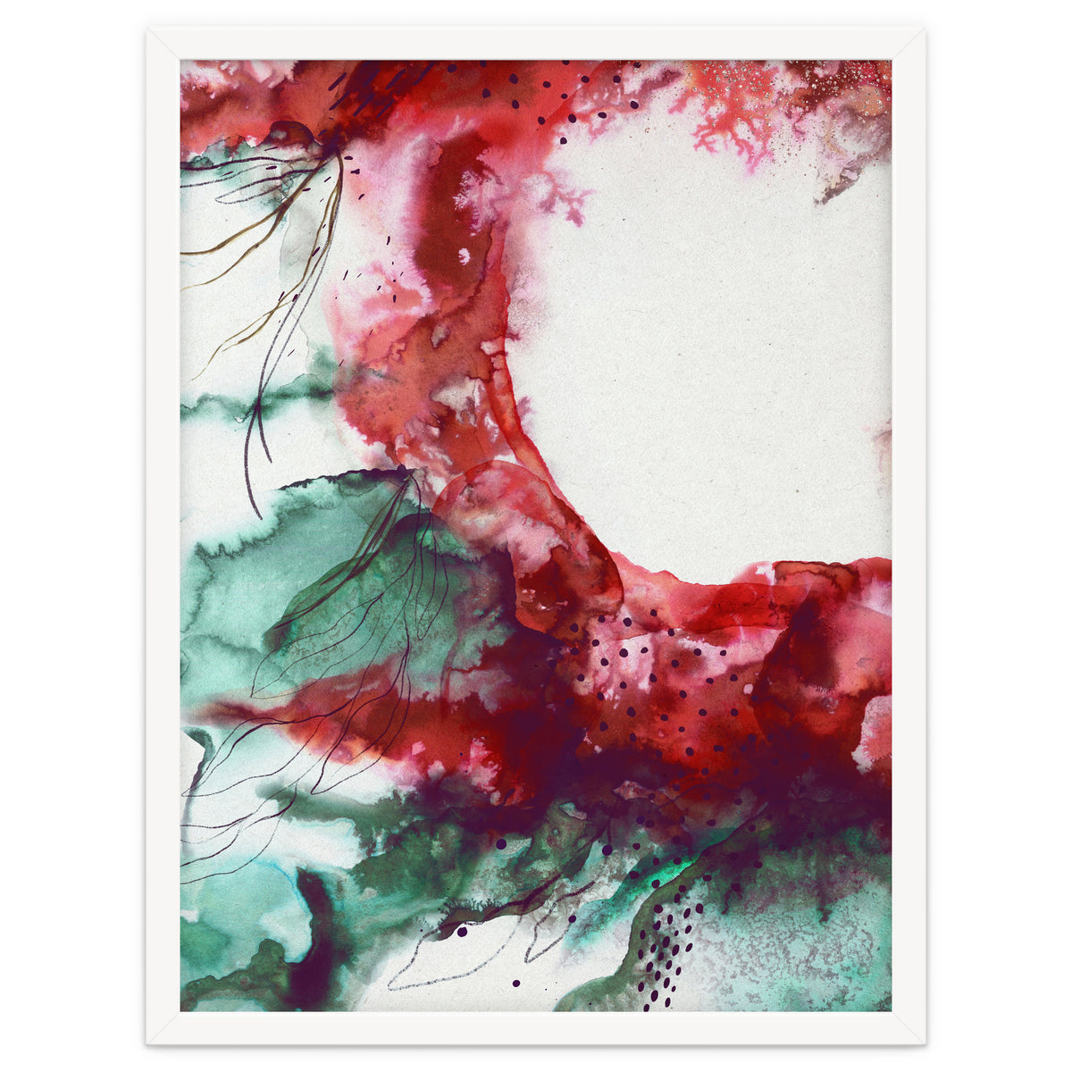 Abstract floral explosion