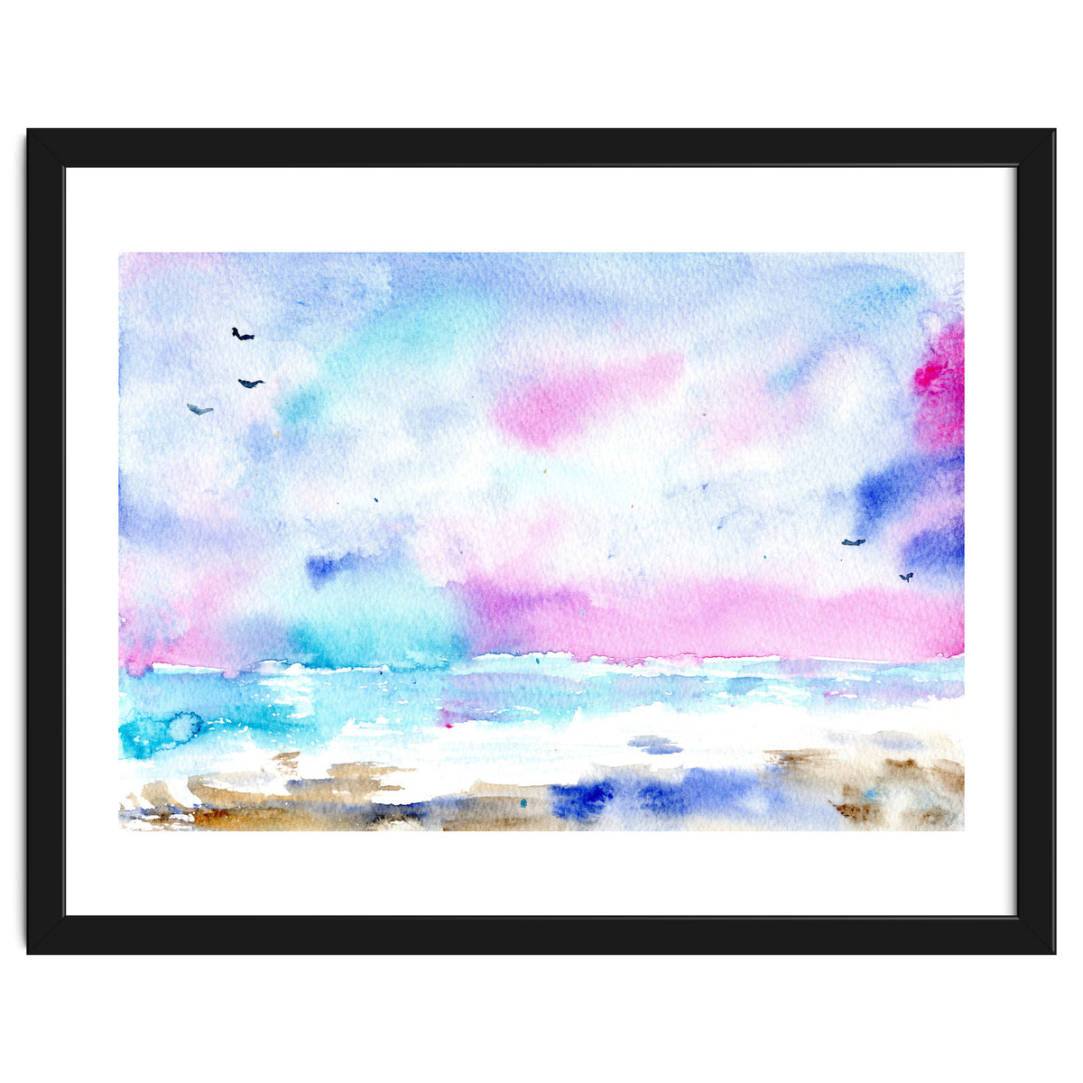 Tenderness of the sea || watercolor