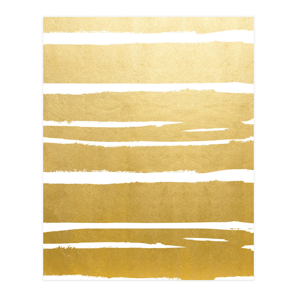 Gold Vibes Only | Luxe Shimmer Metallic Graphic Abstract | Golden Happiness Good Vibes (Print Only)