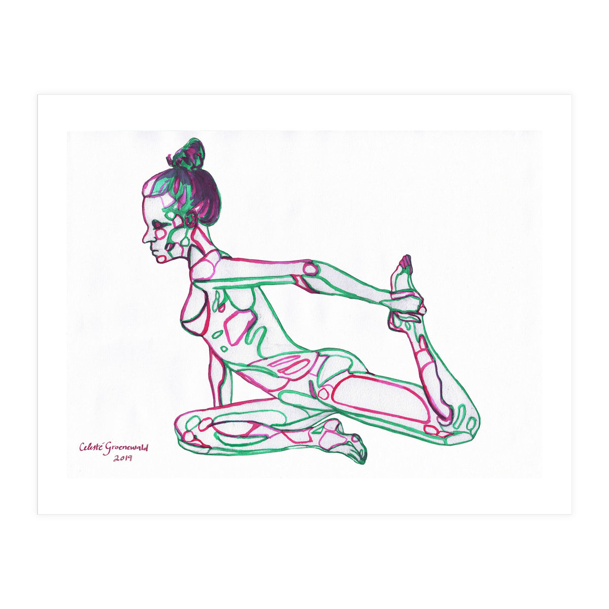 Pigeon Pose (Print Only)
