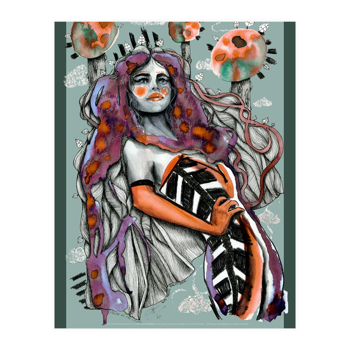 Chloé In The Woods (Print Only)