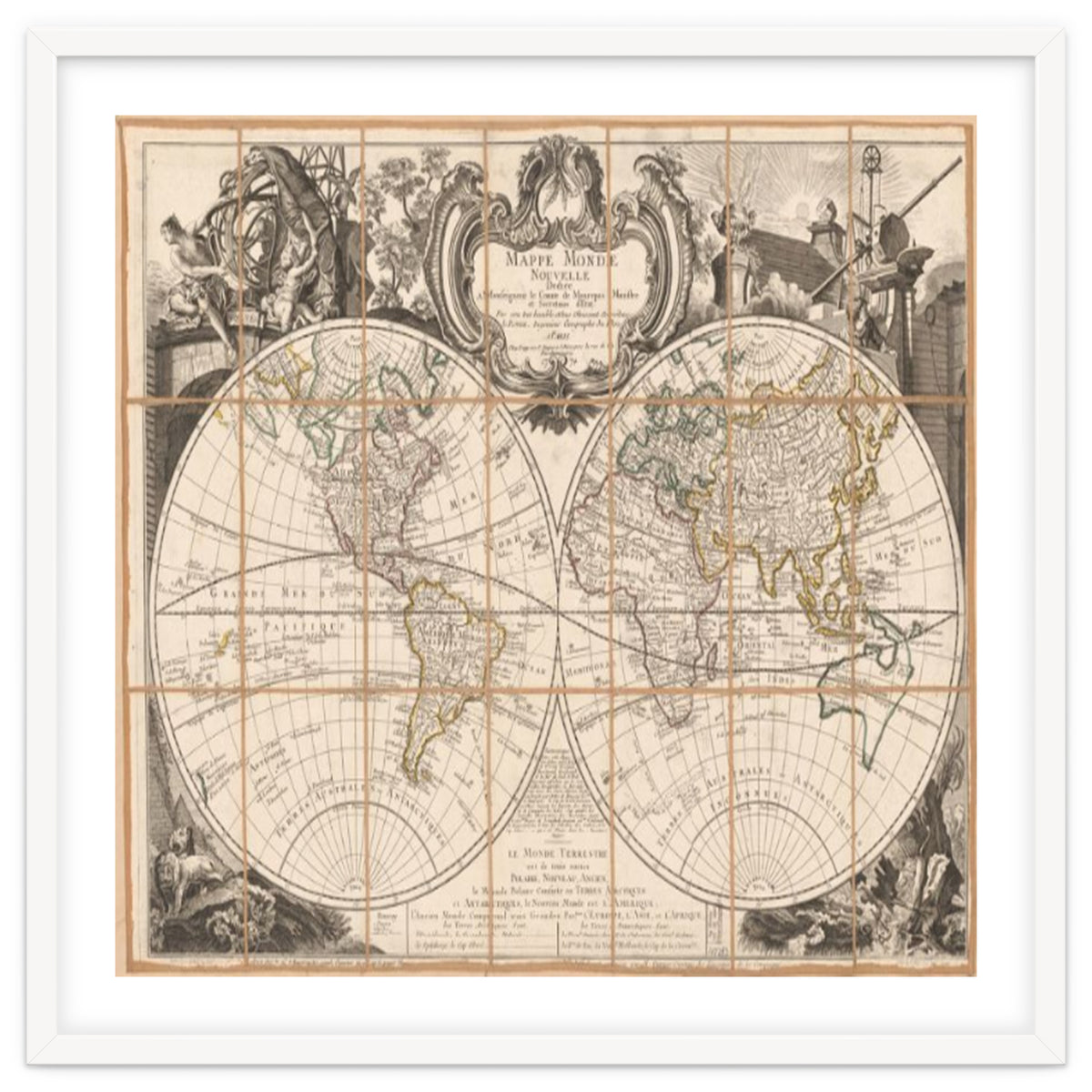 Old world map revisited