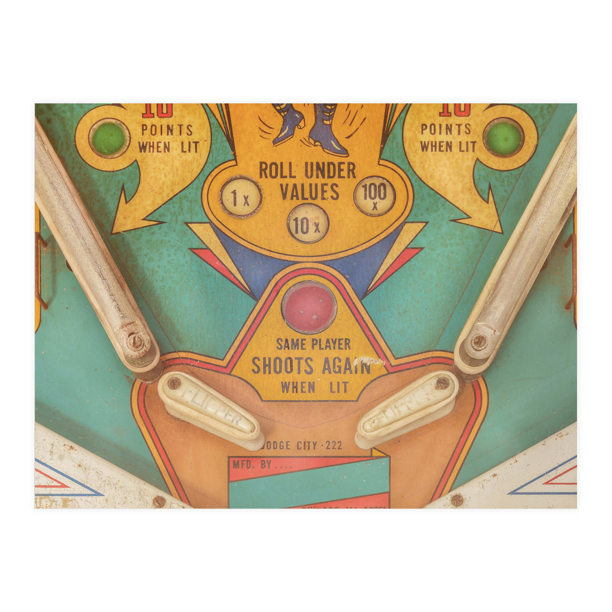 The vintage Pinball Machine (Print Only)