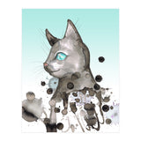 Wild grunge cat (Print Only) thumbnail