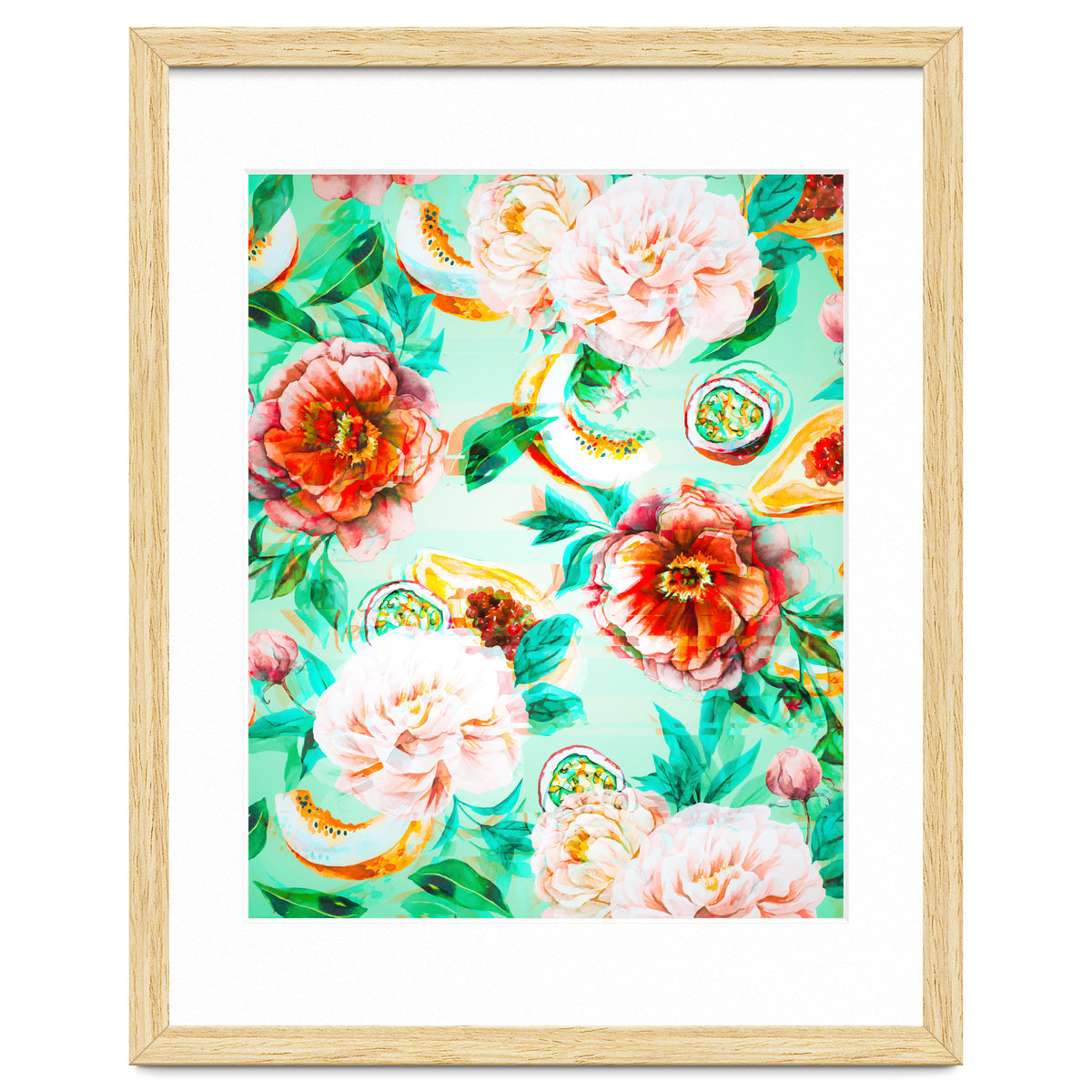 Tropical flowery fruit glitch