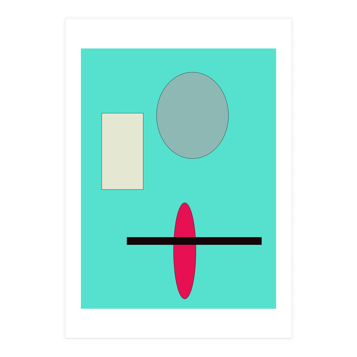 Color Geometry 1 (Print Only)