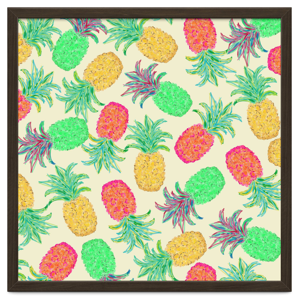 Pineapple Pandemonium Multicolo