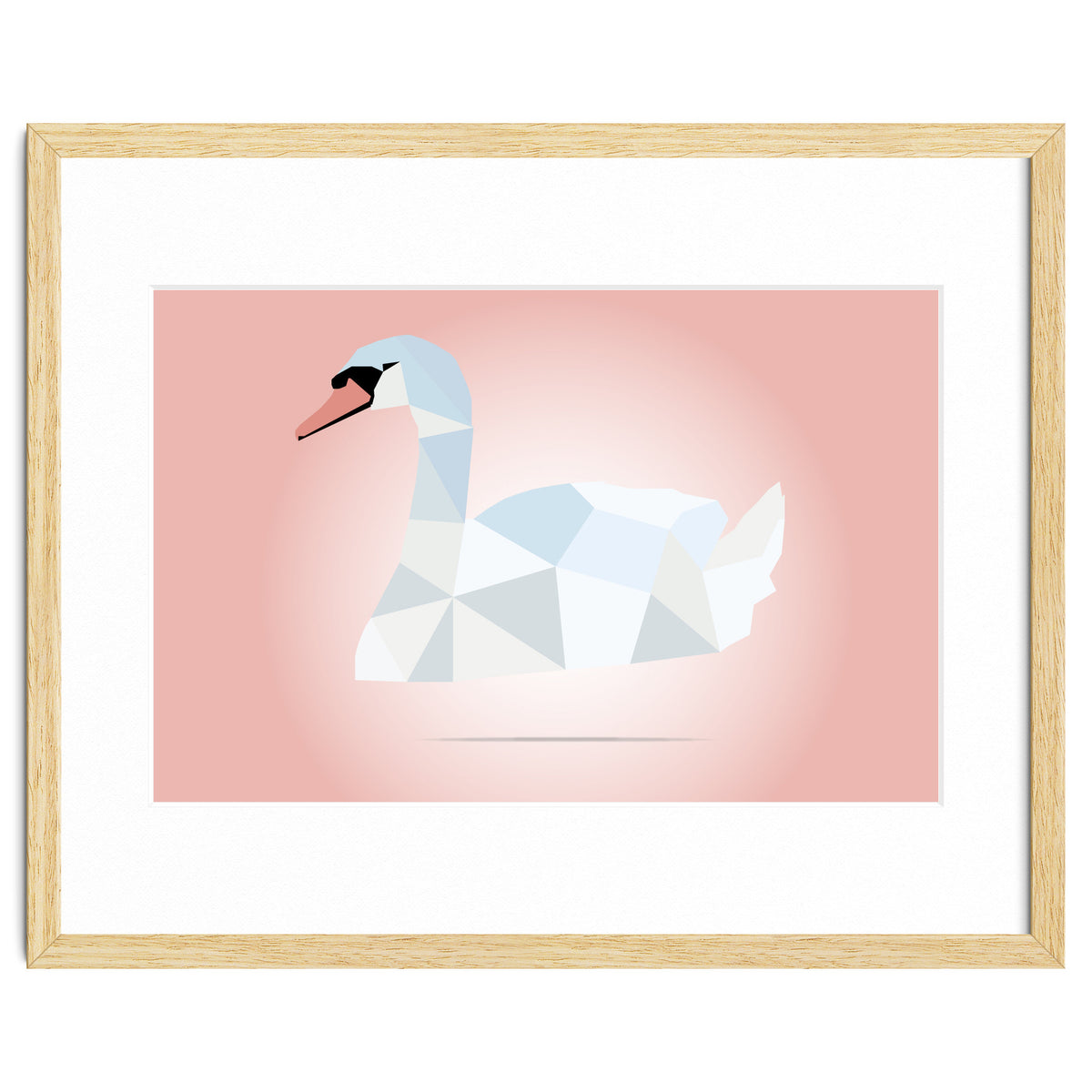 Swan Low Poly Art