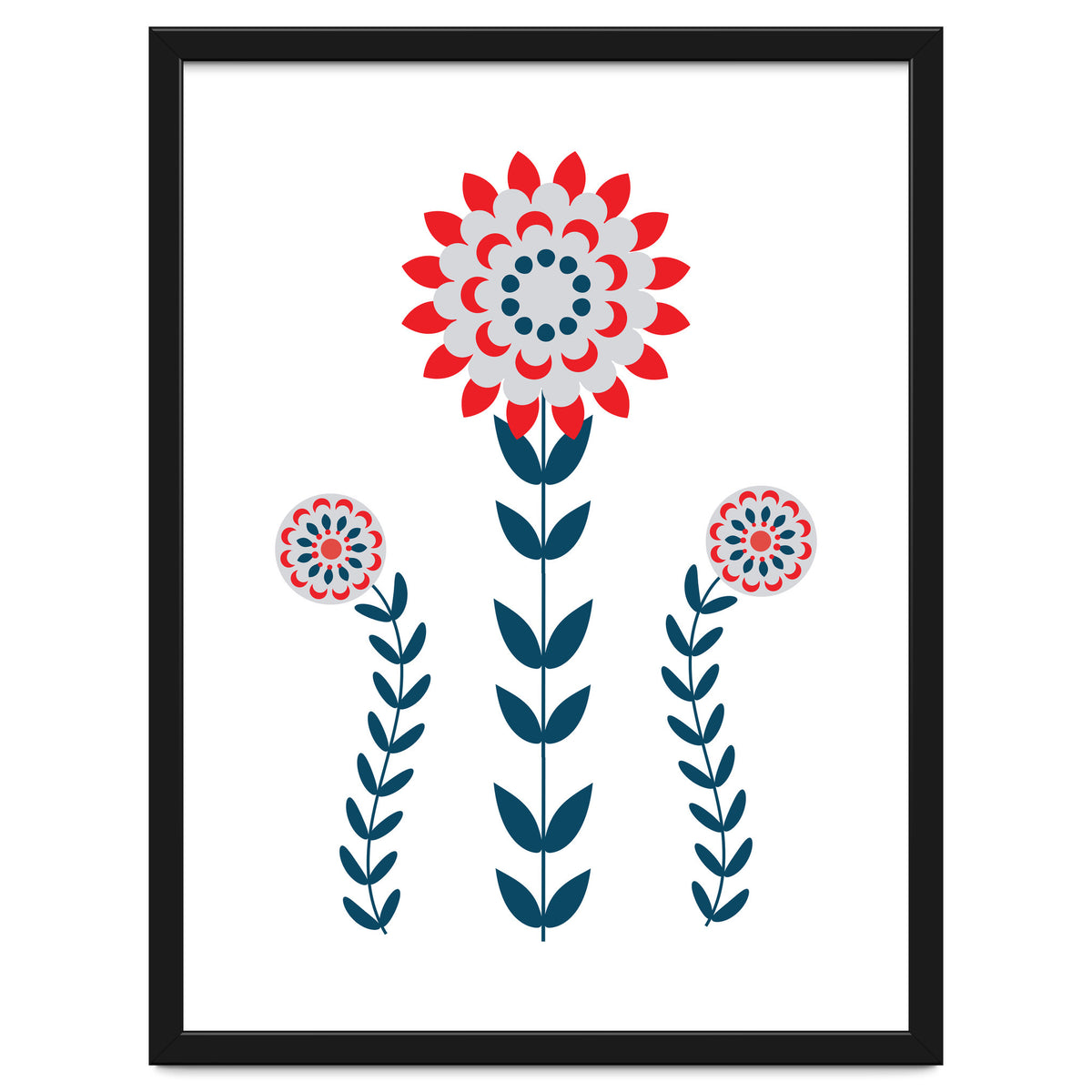 Scandi Folk Flowers