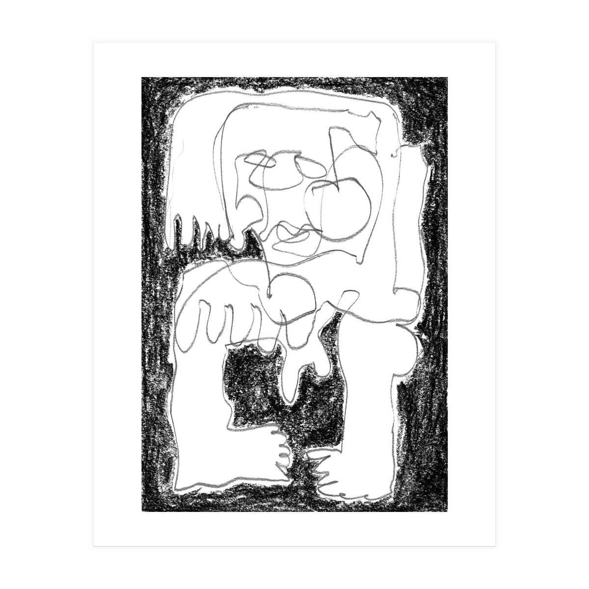 Static Noise - b&w (Print Only)