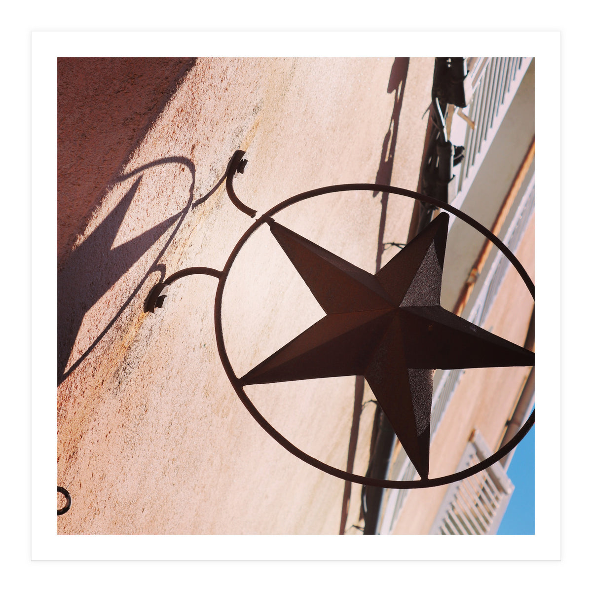 Rusty metal star (Print Only)